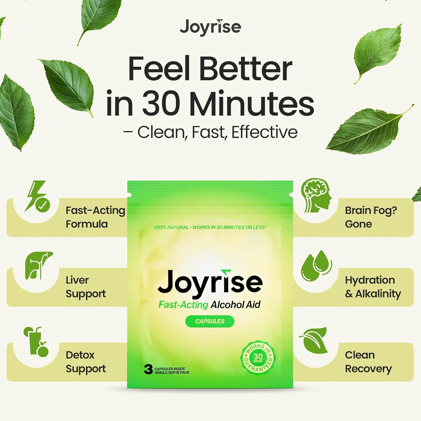 Joyrise® Fast Recovery & Relief Aid Capsule Packets