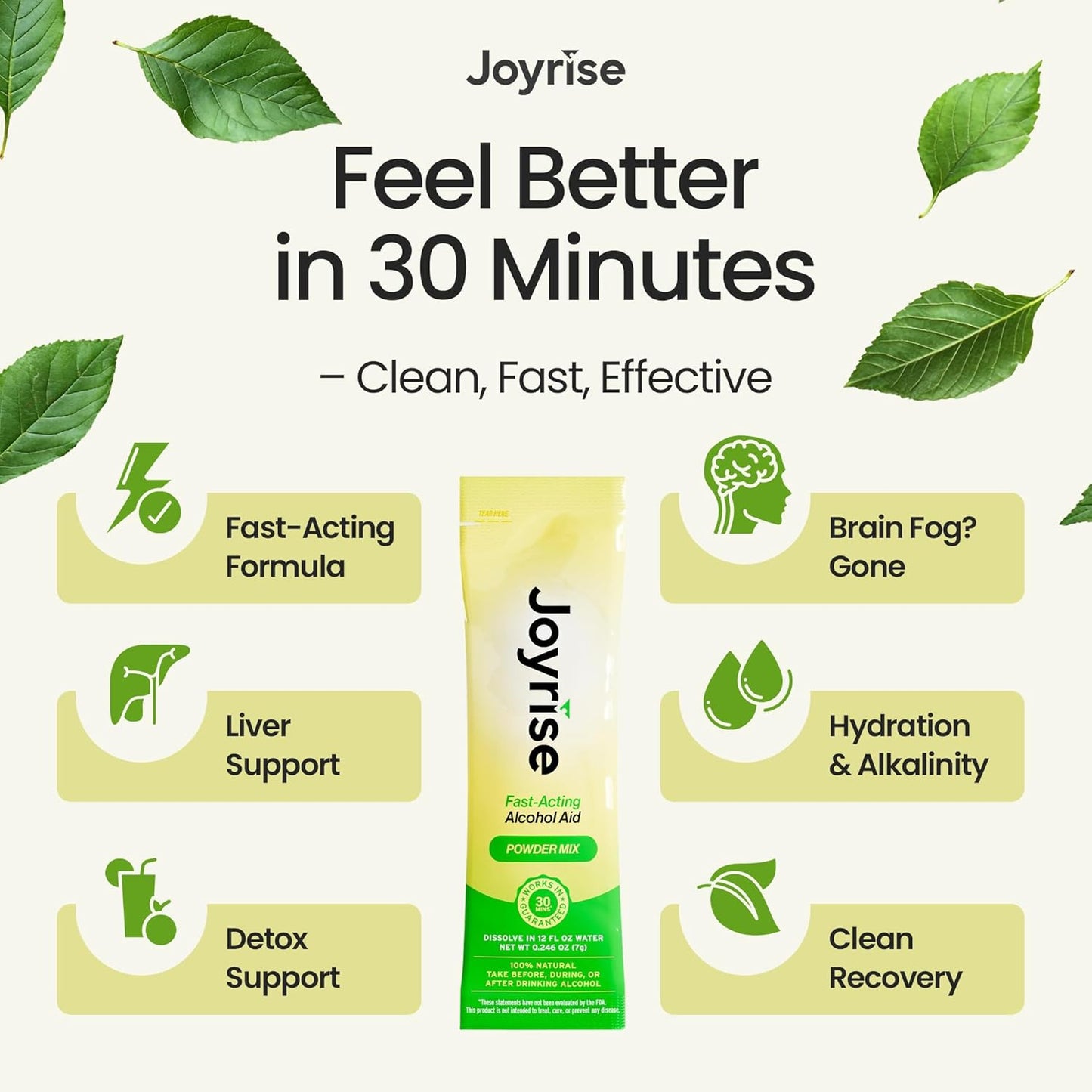 Joyrise® Fast Acting Relief & Recovery Drink Mix