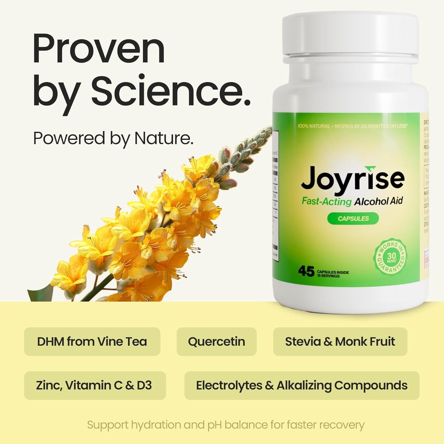 Joyrise® Fast-Acting Recovery Aid Capsules