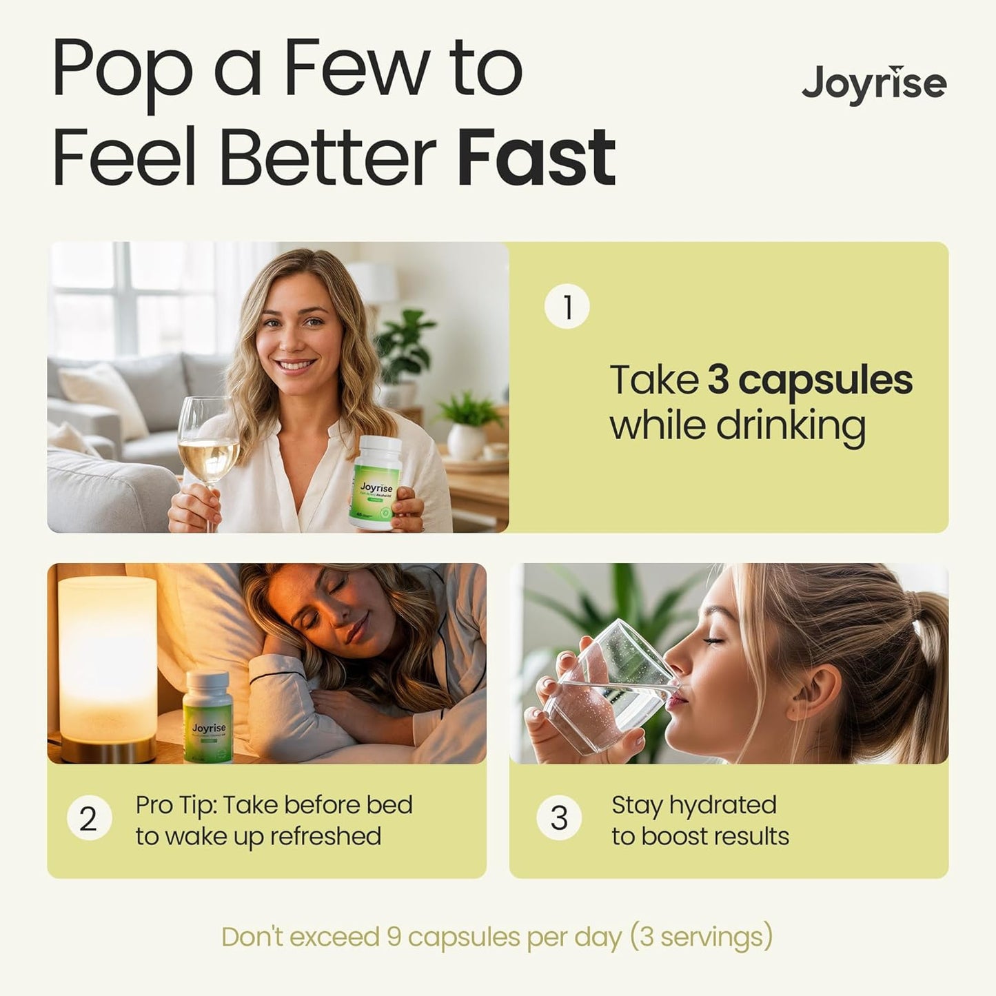 Joyrise® Fast-Acting Recovery Aid Capsules